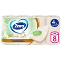 Туалетная бумага Zewa Natural Soft 4 слоя 8 рулонов