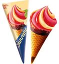 Мороженое сливочное Sunreme малина-банан рожок в глазури 8%, 78г