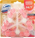 Блок для унитаза DOMESTOS Power 5 trio Экзотический букет, 150г