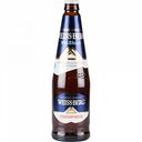 Пиво WeissBerg пшеничное светлое нефильтрованное непастеризованное 4,7 % алк., Россия, 0,5 л