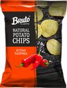 Чипсы картофельные BRUTO со вкусом острой паприки, из натурального картофеля, 120г