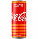 Напиток безалкогольный Coca-Cola апельсин без сахара газированный, 330мл
