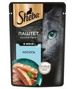 Корм влажный Sheba Нежный паштет в желе с лососем для кошек 75г