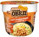 Пюре картофельное Роллтон Горячий обед с сухариками сухое 40г