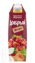 Морс ДОБРЫЙ из брусники и морошки 1л