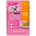 Корм для котят PURINA® ONE курица-морковь, 75г