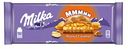 Шоколад трехслойный Milka Арахис и Карамель, 276 г