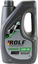 Масло моторное ROLF Energy SAE 10W-40 API SL/CF полусинтетическое Арт.  322227, 4л