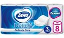 Туалетная бумага Zewa Deluxe Без аромата 3 слоя 8 рулонов