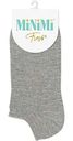 Носки женские MiNiMi Fresh ультракороткие цвет: серый меланж, 39-41р-р
