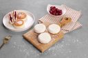 Сырники ЛЕНТА FRESH с вишневой начинкой замороженные, весовые
