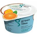 Десерт кокосовый Green Idea с йогуртовой закваской, соками апельсина и манго, 140 г