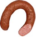 Колбаса ДЕРЕВЕНСКАЯ полукоченая (Антонов), 100г