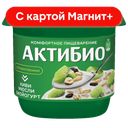 АКТИБИО Биойогурт киви/мюсли 3% 130г пл/ст(Данон):12