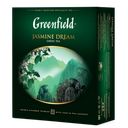 Чай зеленый GREENFIELD Жасмин Дрим, 100пакетиков 