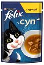 Корм влажный Felix Суп с курицей в соусе для взрослых кошек 48г