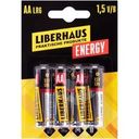 Элемент питания Liberhaus первичный тип AA 4шт.