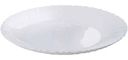 Тарелка обеденная опаловое стекло цвет: белый, 26,6см