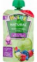 Пюре фруктово-ягодное Heinz Natural Яблоко-клубника-черника с 6 месяцев, 90 г