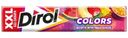 Жевательная резинка Dirol Colors XXL ассорти фруктовых вкусов без сахара, 19г