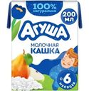 Каша молочная детская Агуша Рис-Яблоко-Груша с 6 мес. 2.7% 200мл