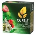 Чай зелёный "Strawberry Mojito", CURTIS, 20 пирамидок, 34 г