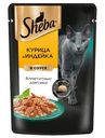 Влажный корм Sheba для кошек Ломтики в соусе с курицей и индейкой, 75г