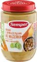 Пюре мясо-овощное SEMPER Овощи с фрикадельками из индейки, с 9 месяцев, 190г