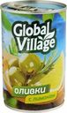 Оливки Global Village с лимоном 300г