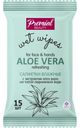 Салфетки влажные Premial Beauty Aloe Vera для лица и рук 15шт