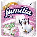Туалетная бумага Familia Plus Весенний цвет 2 слоя, 4 рулона