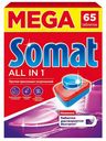 Таблетки Somat All in 1 для посудомоечной машины 65 шт