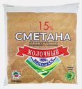 Сметана Алексеевское молоко 15% 450г