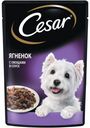 Корм консервированный полнорационный Cesar для взрослых собак всех пород с ягненком и овощами в соусе Ягненок с овощами, 85г