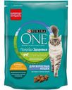 Корм Purina ONE для взрослых кошек с курицей 180г