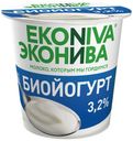 Биойогурт EkoNiva натуральный 3,2%, 125 г