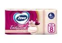 Туалетная бумага "Exclusive", Zewa, 4 слоя, 8 рулонов