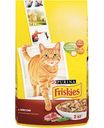Корм для кошек Friskies с мясом и полезными овощами, 2 кг