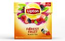 Чай Lipton Forest fruit tea черный ароматизированный с ягодами, 20х1.7 г