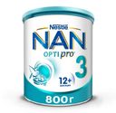 Смесь Nan 3 Optipro молочная с 12 мес. 800г