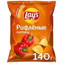 Чипсы картофельные Lay's рифлёные со вкусом паприка, 140г