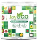 Полотенца бумажные Joy Eco с перфорацией и тиснением 2рул 2 слоя