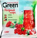 Морс ягодный МОРОЗКО GREEN c клюквой, брусникой и красной смородиной, 
300г