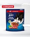 Сухой корм "Мясное объедение", FELIX, с говядиной, 600 г
