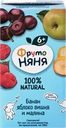 Нектар ФРУТОНЯНЯ Банан, яблоко, вишня и малина, с 6 месяцев, 200мл