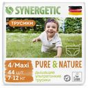 Подгузники-трусики Synergetic Pure&Nature 4 Maxi (7-12 кг), 44 шт