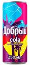 Напиток газированный Добрый Кола ледяной лимон, 250мл