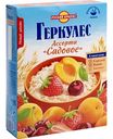 Каша овсяная Геркулес Русский продукт Ассорти Садовое Клубника, Вишня, Абрикос моментальная, 210 г