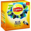 Чай чёрный Lipton Blue Fruit Tea с кусочками ягод, 20х1,8 г