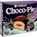 Пирожное Choco Pie Orion Чёрная смородина, 360 г